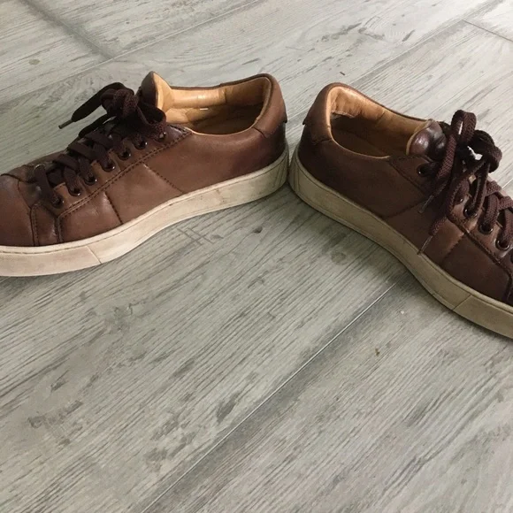 Santoni - Gloria collection  brown sneakers 6UK (7US) - Picture 4 of 7
